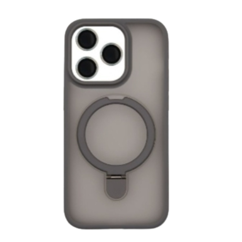 Cover MagSafe con Anello Stand Trasparente Opaca