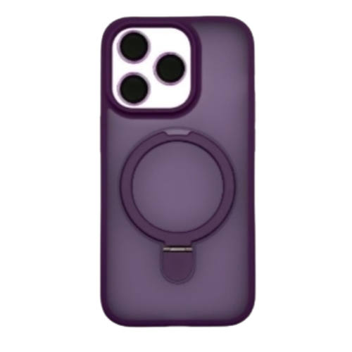 Cover MagSafe con Anello Stand Trasparente Opaca