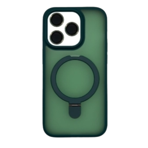 Cover MagSafe con Anello Stand Trasparente Opaca