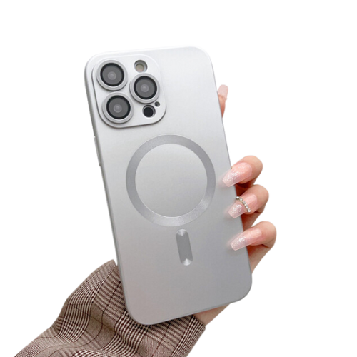 Cover MagSafe effetto metallizzato