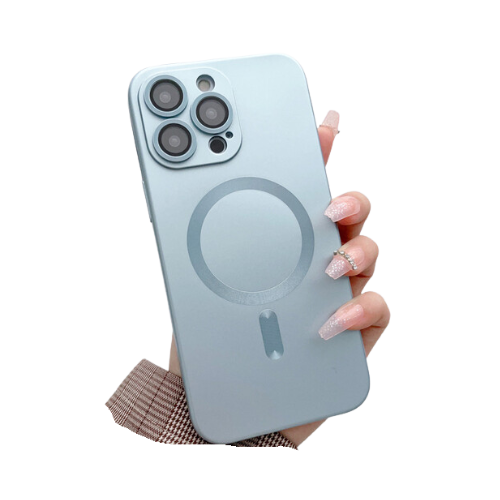 Cover MagSafe effetto metallizzato