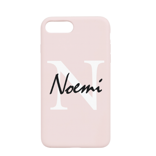 Cover silicone iniziale e nome personalizzabile
