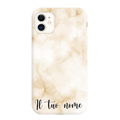 Cover Marmo con Nome Personalizzabile