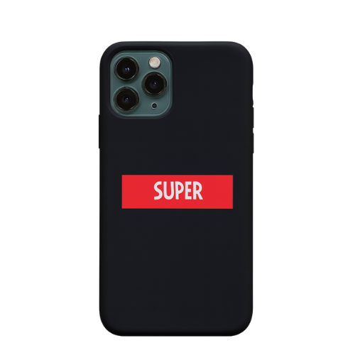 Cover nera minimal personalizzabile